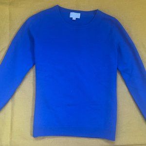 Pure Collection Cobalt Blue Cashmere Sweater Size 4